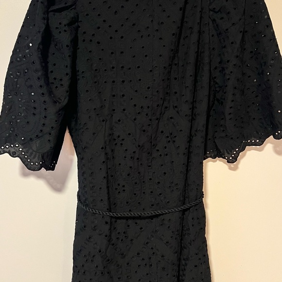 H&M Black Eyelet Maxi Dress - Picture 3 of 3